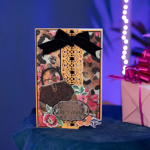 Signature Collection - Wild at Heart - 5.5" x 5.5" 3D Embossing Folder - Purfect Print