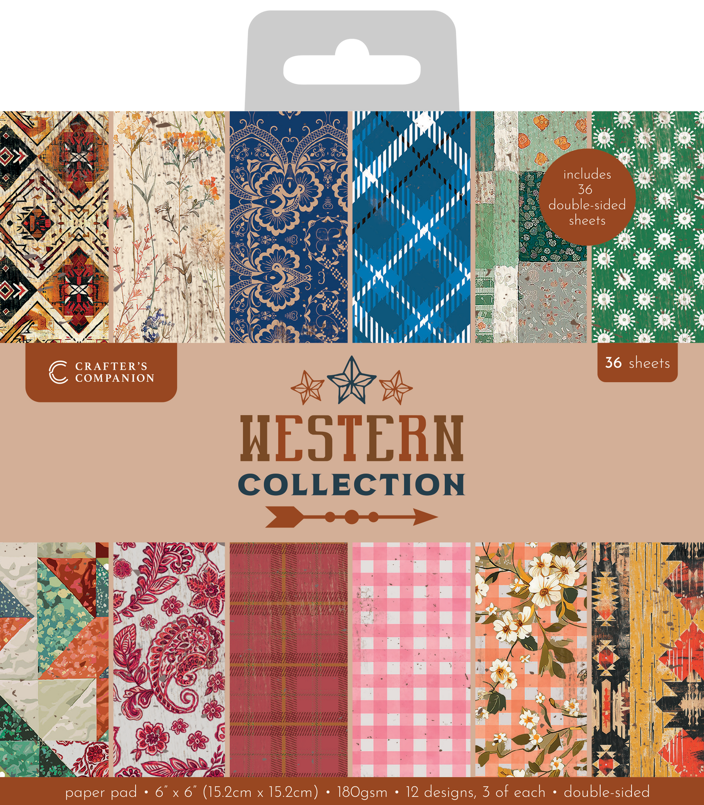 Western Collection 6”x6” Paper Pad