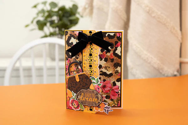 Signature Collection - Wild at Heart - 5.5" x 5.5" 3D Embossing Folder - Purfect Print