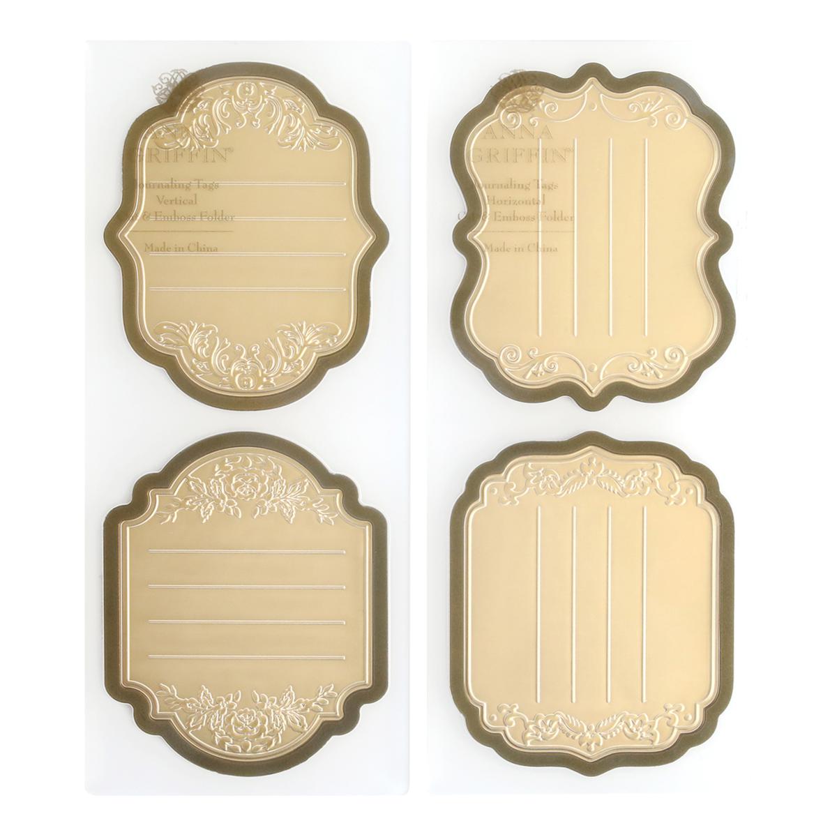 Anna Griffin Journal Tag Cut and Emboss Folders