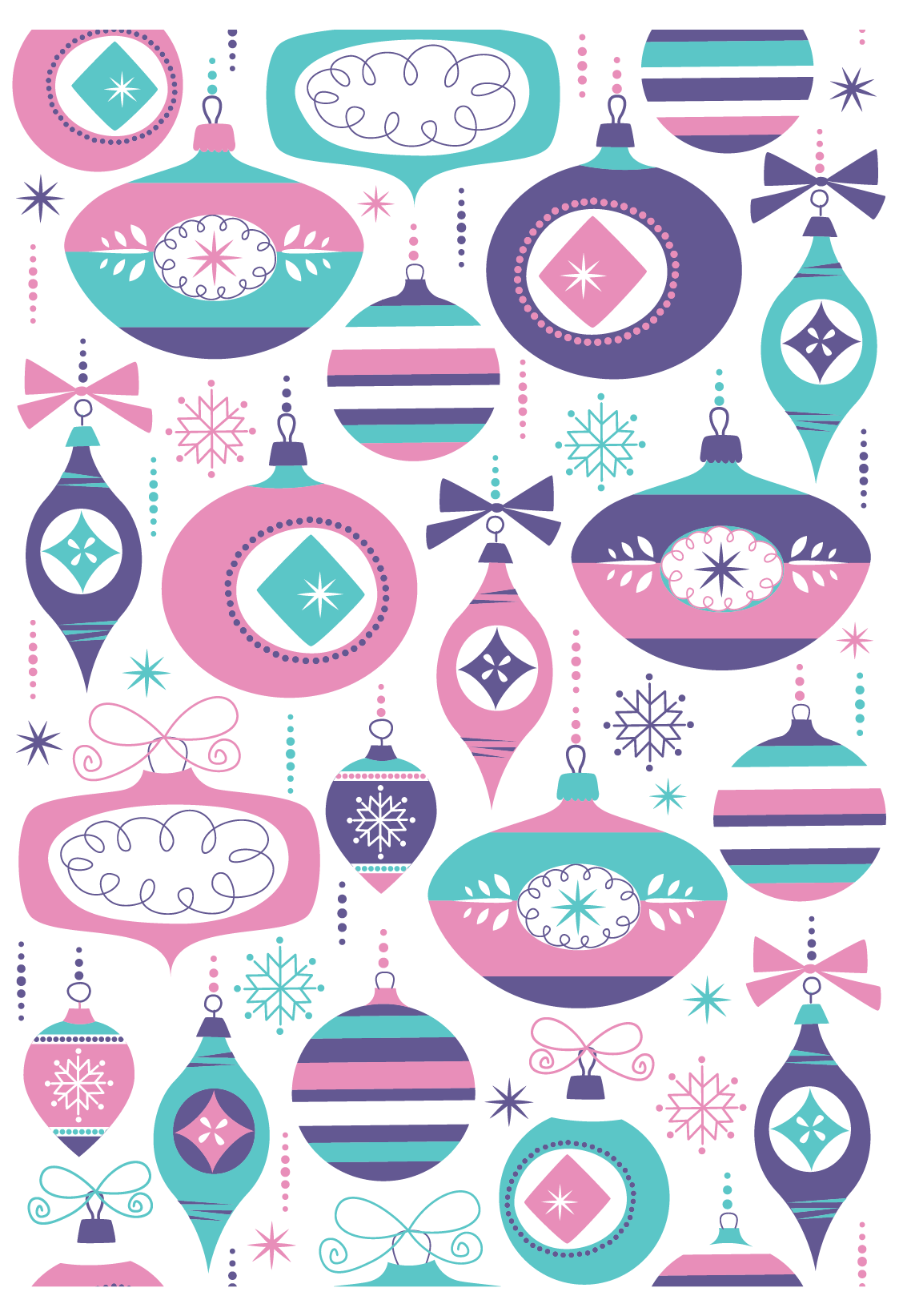 Crafters Companion Background Layering Stamps - Beautiful Baubles