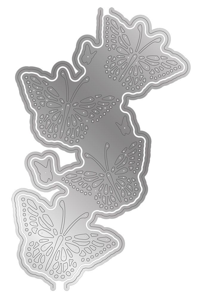 Gemini - Metal Die - Elements - Butterflies in Flight