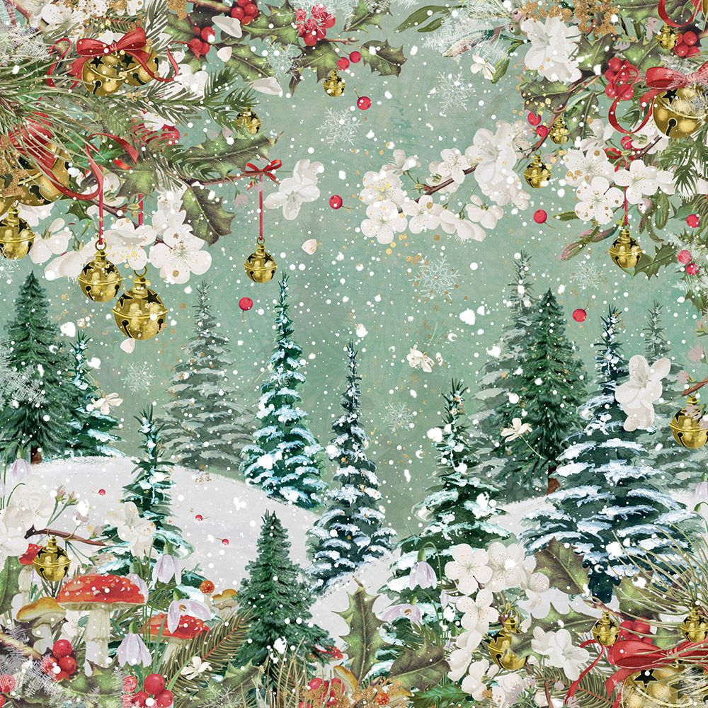 Crafters Companion 12x12" Paper Pad - Seasons Greetings