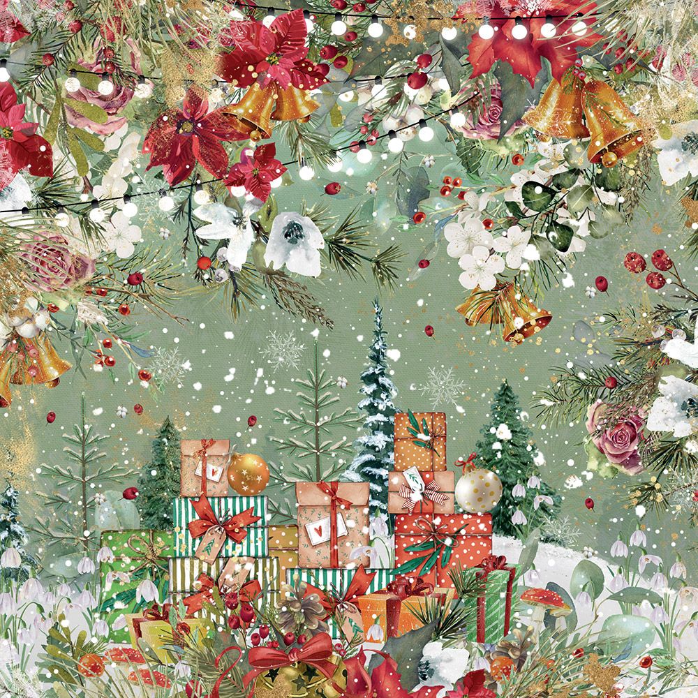 Crafters Companion 12x12" Paper Pad - Seasons Greetings
