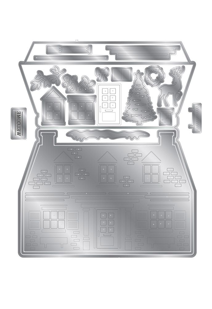 Crafter’s Companion 3 in 1 Create-a-Card Die - Cosy Country Cottage