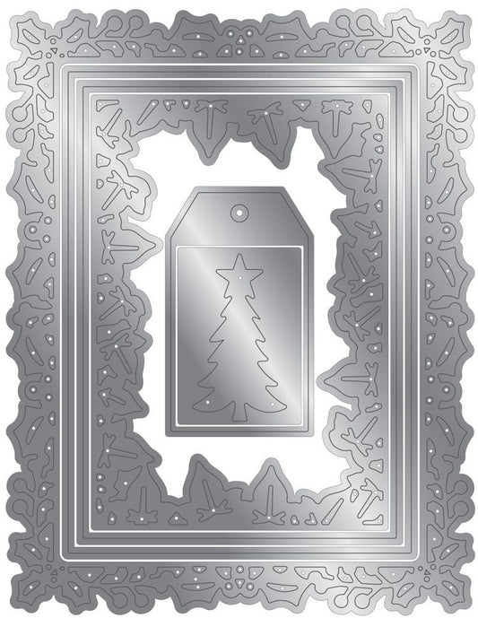 Crafter’s Companion Christmas Nesting Die - The Holly & The Ivy