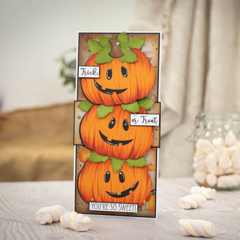 Crafters Companion Die & Stencil Set - Halloween Treat Boxes