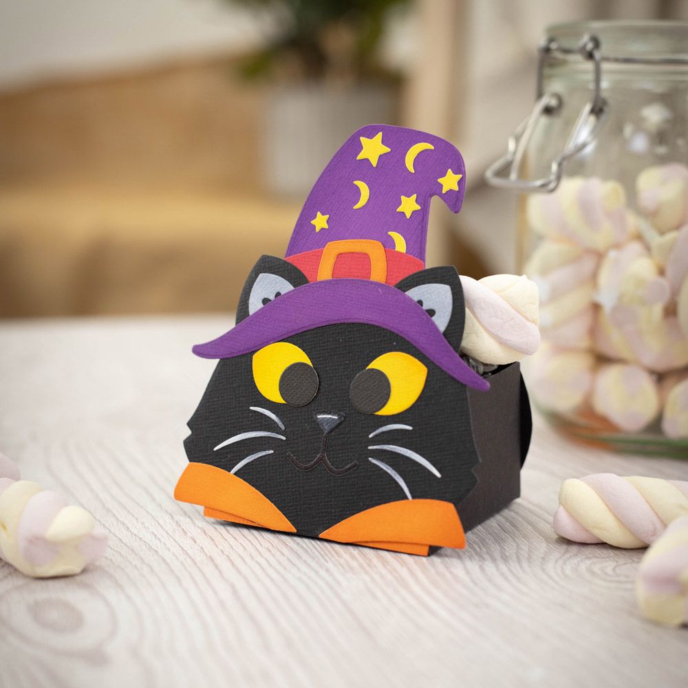 Crafters Companion Die & Stencil Set - Halloween Treat Boxes
