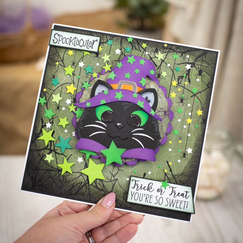 Crafters Companion Die & Stencil Set - Halloween Treat Boxes