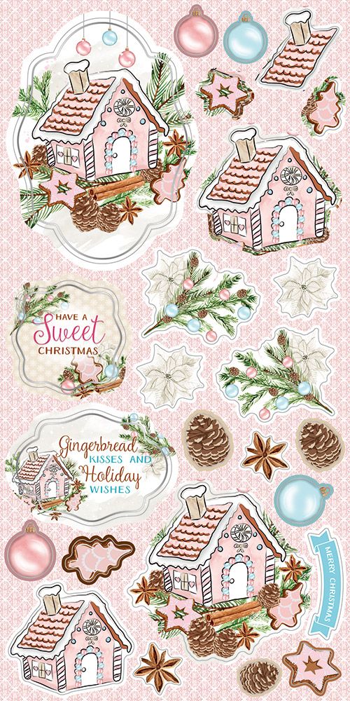 Crafters Companion Concertina Shutter Card Kit - Joys of the Season