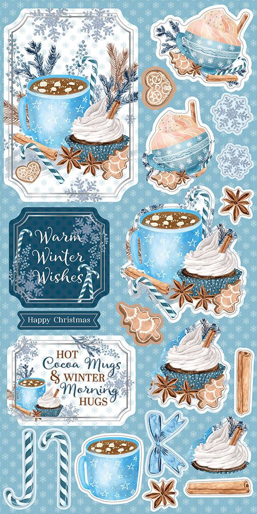 Crafters Companion Concertina Shutter Card Kit - Joys of the Season