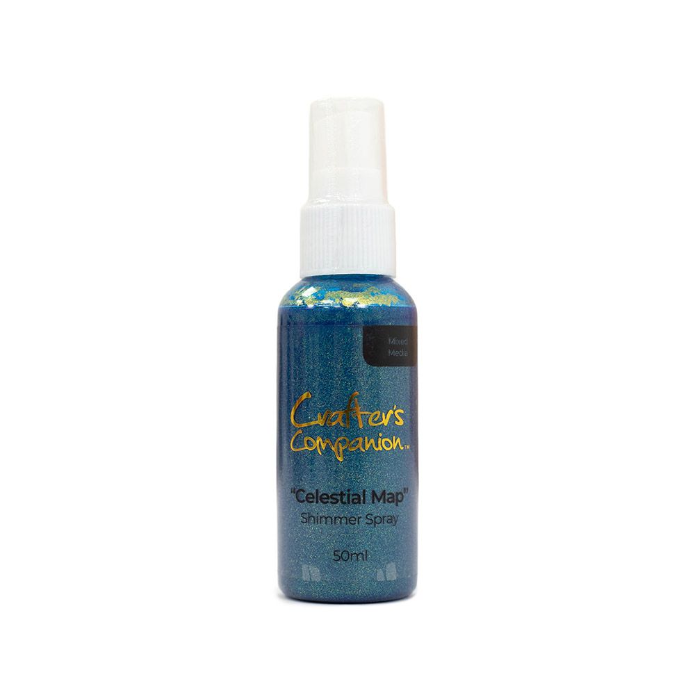 Crafters Companion Shimmer Spray - Celestial Map
