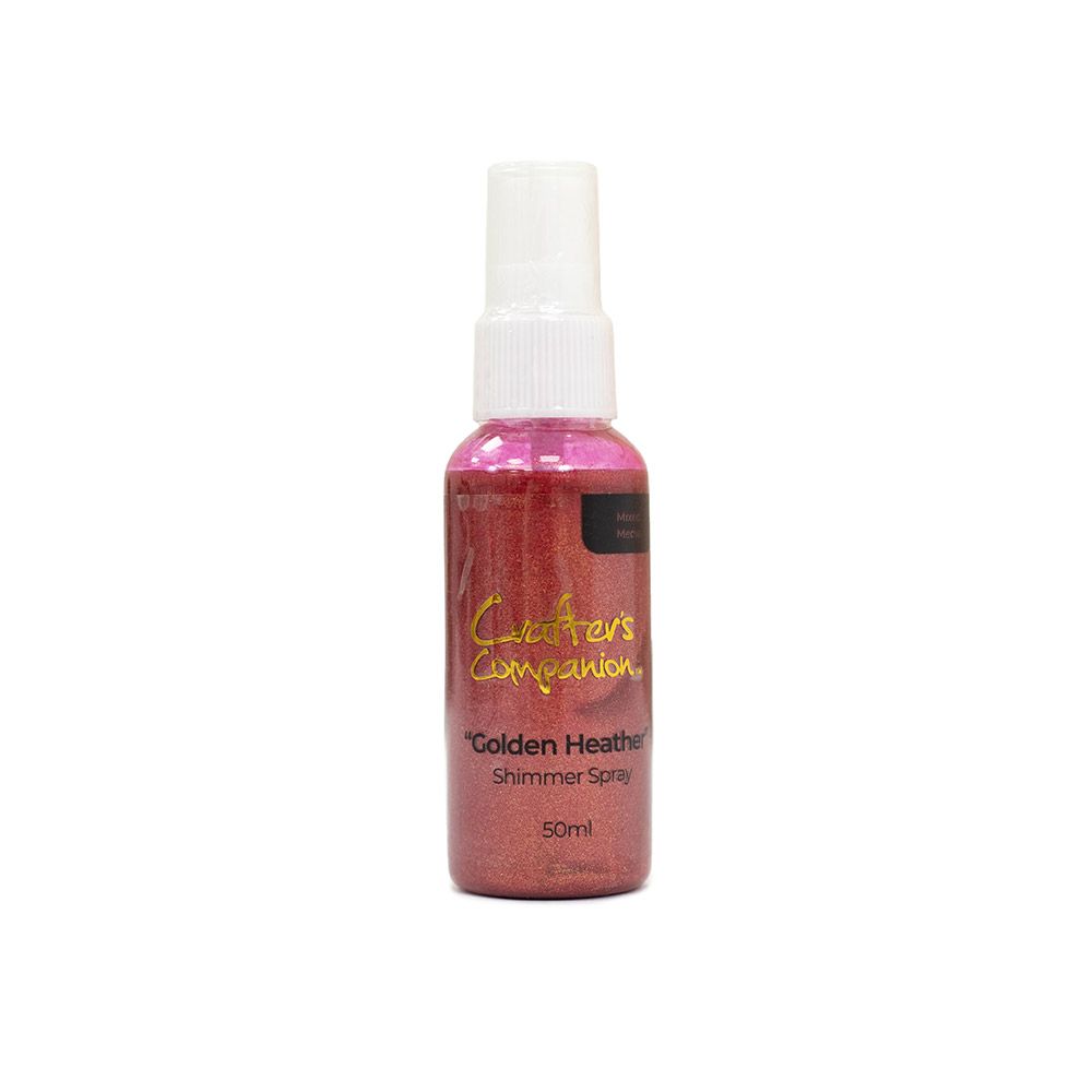 Crafters Companion Shimmer Spray - Golden Heather