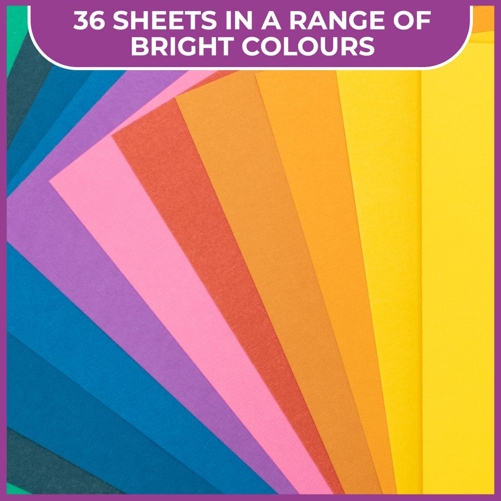 12x12 Textured Cardstock - Brights