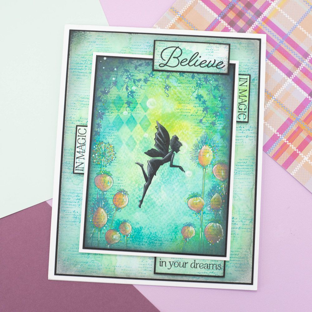 Crafters Companion Clear Acrylic Stamp - Fairy Glade