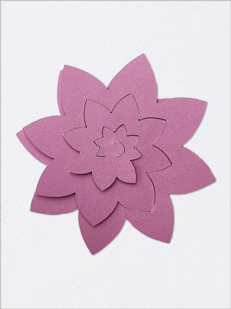 Gemini Elements Metal Die - Spiral Pop-Out Flower