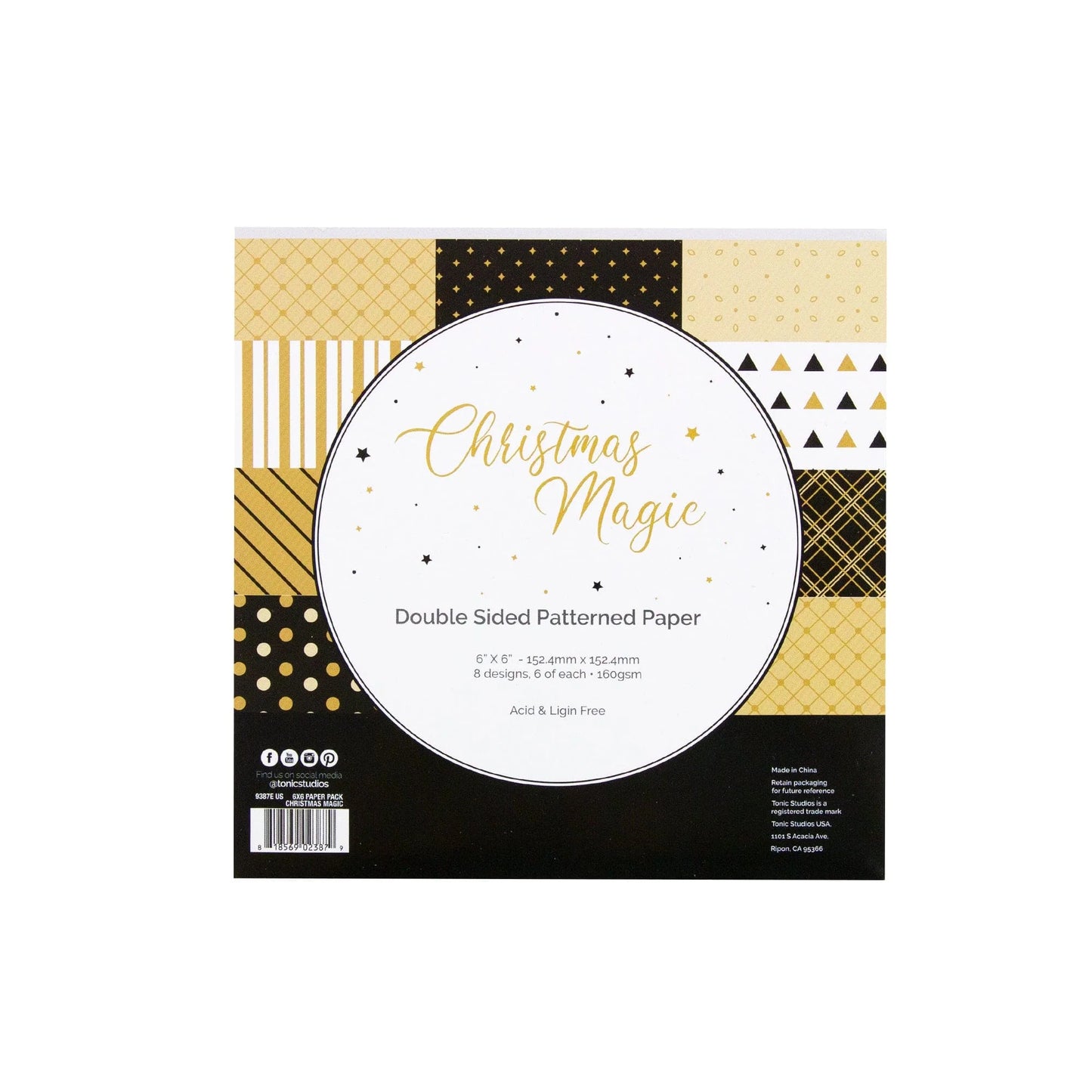 Craft Perfect - 6x6 Paper Packs - Christmas Magic - 9387e