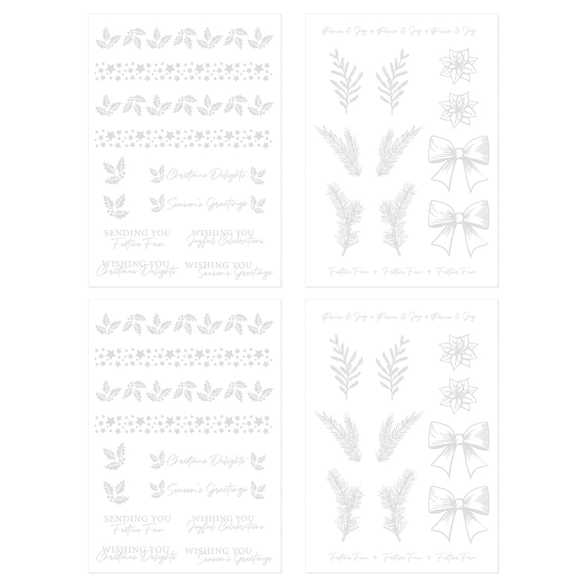 Foil Fusion - Timeless Tidings Adhesive Sheets