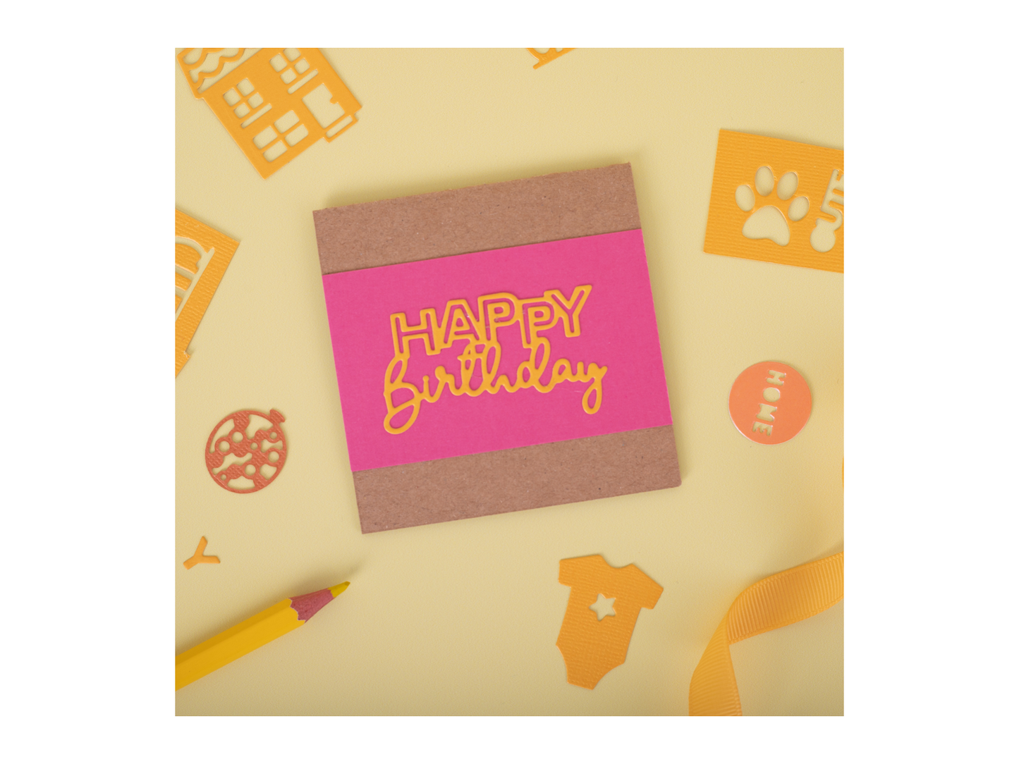 CC - Gemini Mini Die Set - Happy Birthday - 1pc set
