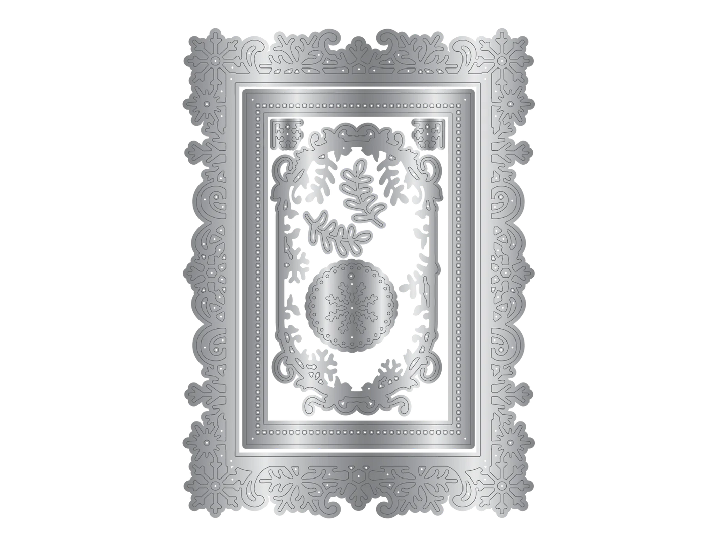 Crafters Companion Metal Die Create-a-Card - Sparkling Snowflake
