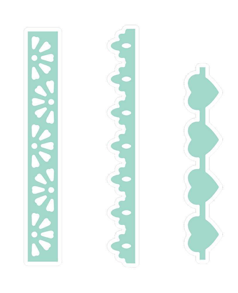 Sara Signature Sew Lovely Multi Media Die - Decorative Ribbons