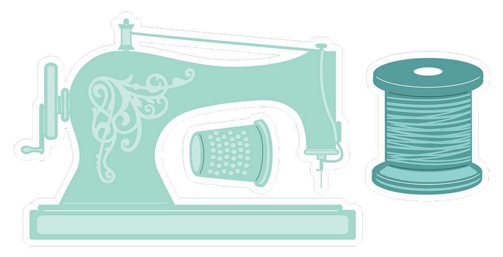 Sara Signature Sew Lovely Metal Die - Seamstress