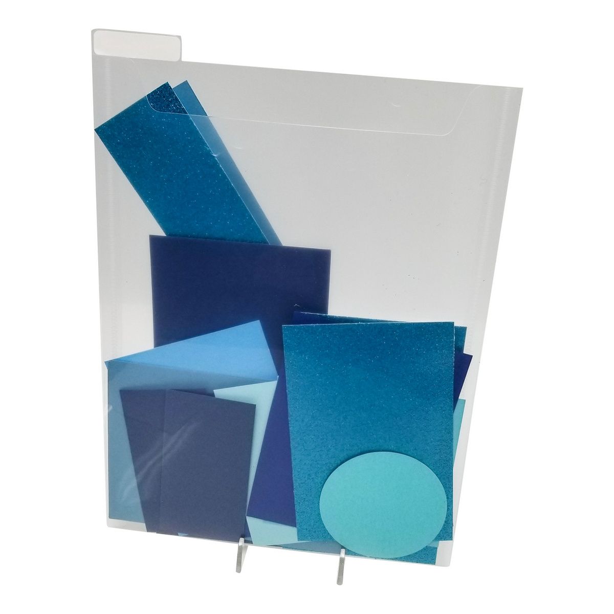 Totally Tiffany - A4 / 8.5" x 11" Tabbed Divider Pockets with Stickers.