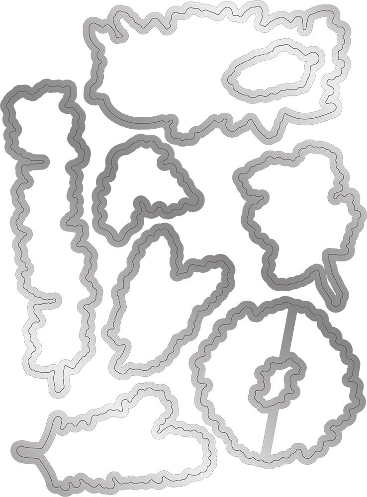Gemini - Stamp and Die - Festive Embellishments
