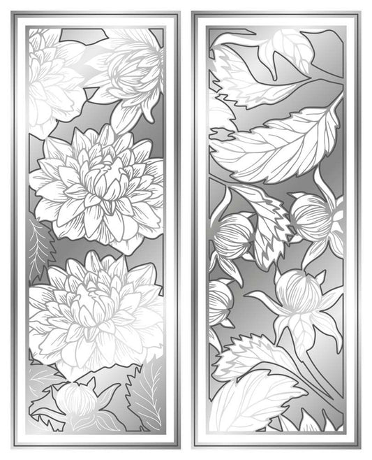 Gemini Floral Panels Dahlia