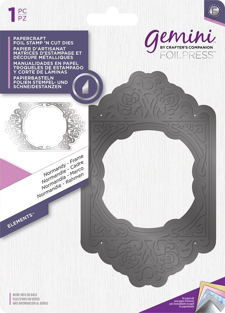 Gemini - Foil Stamp ‘N’ Cut Die - Normandy - Frame