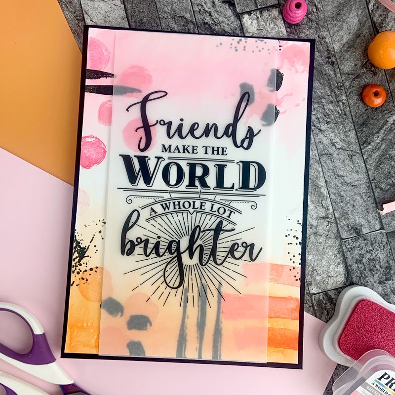 For the Love of Stamps - Friends So Bright A6 Stamp Set