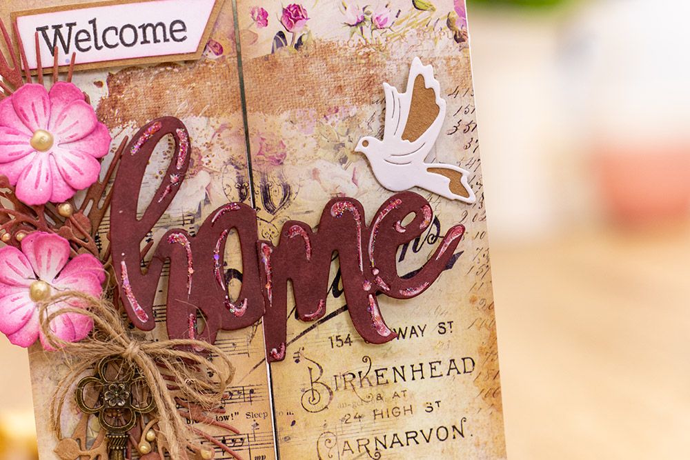 Gemini Gatefold Stamp & Die - Happy New Home