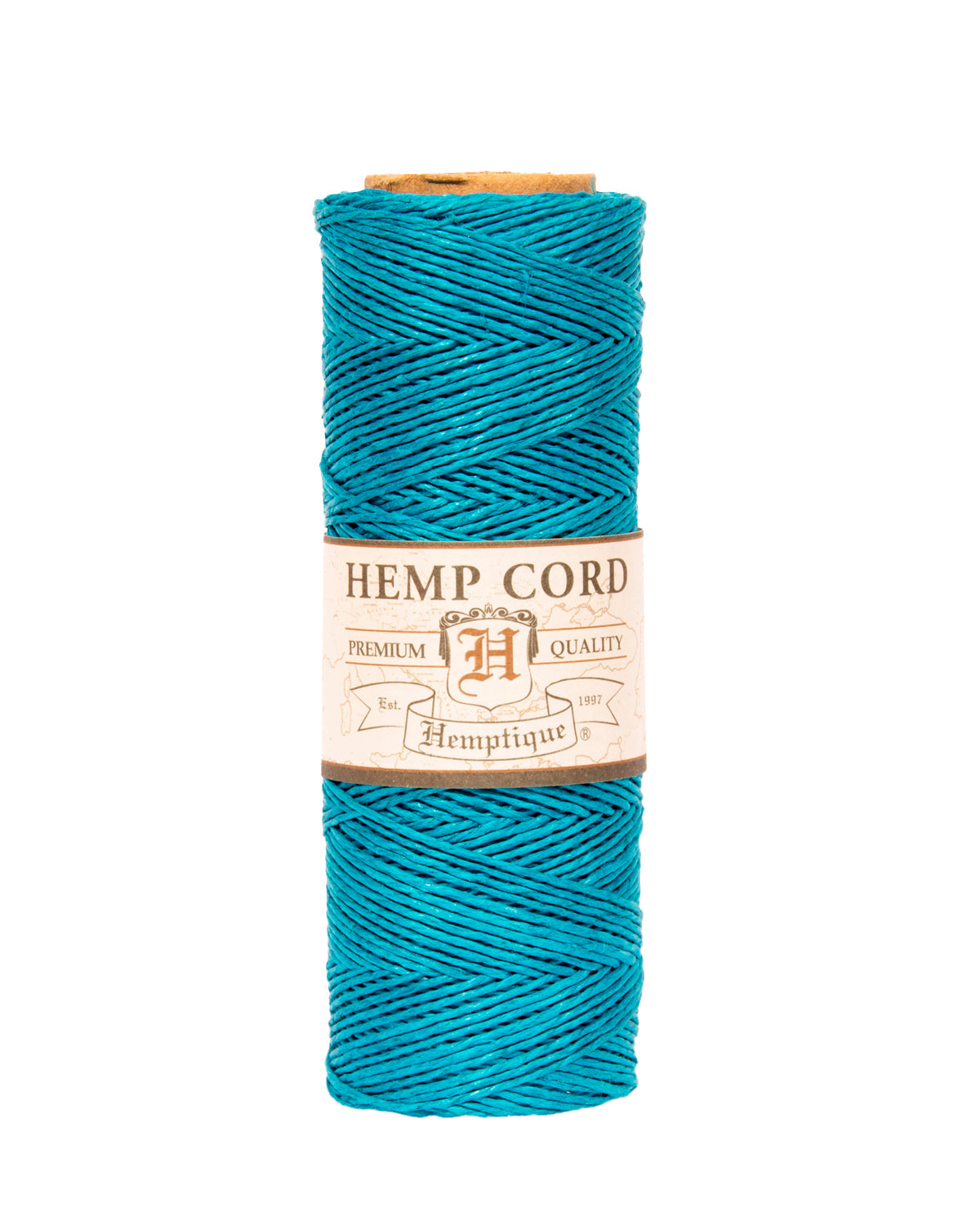 Hemptique #10 Hemp Cord Spools 25G - Turquoise