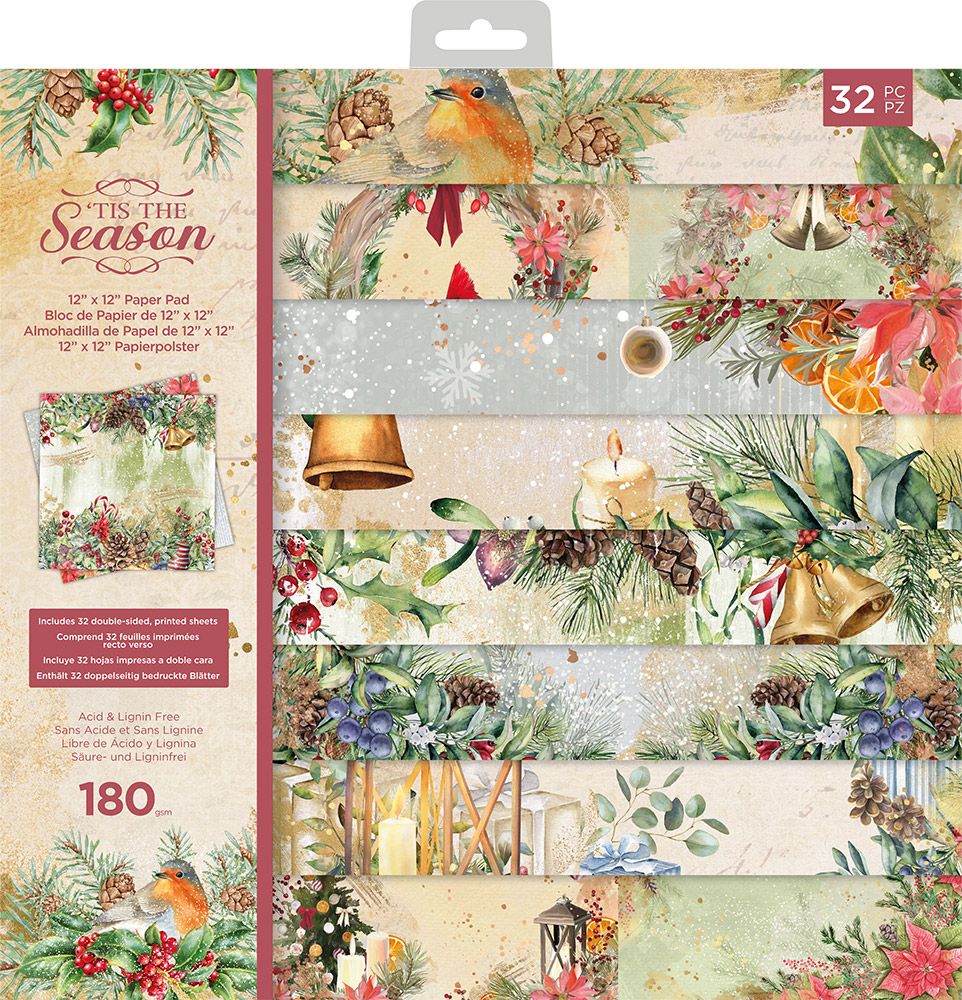 Tis the Season 12 x 12" Paper Pad