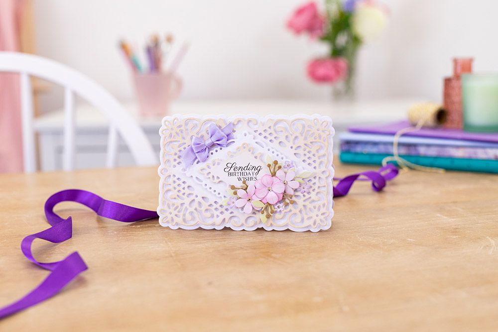 Gemini - Metal Die - IntriLace - Floral Lattice