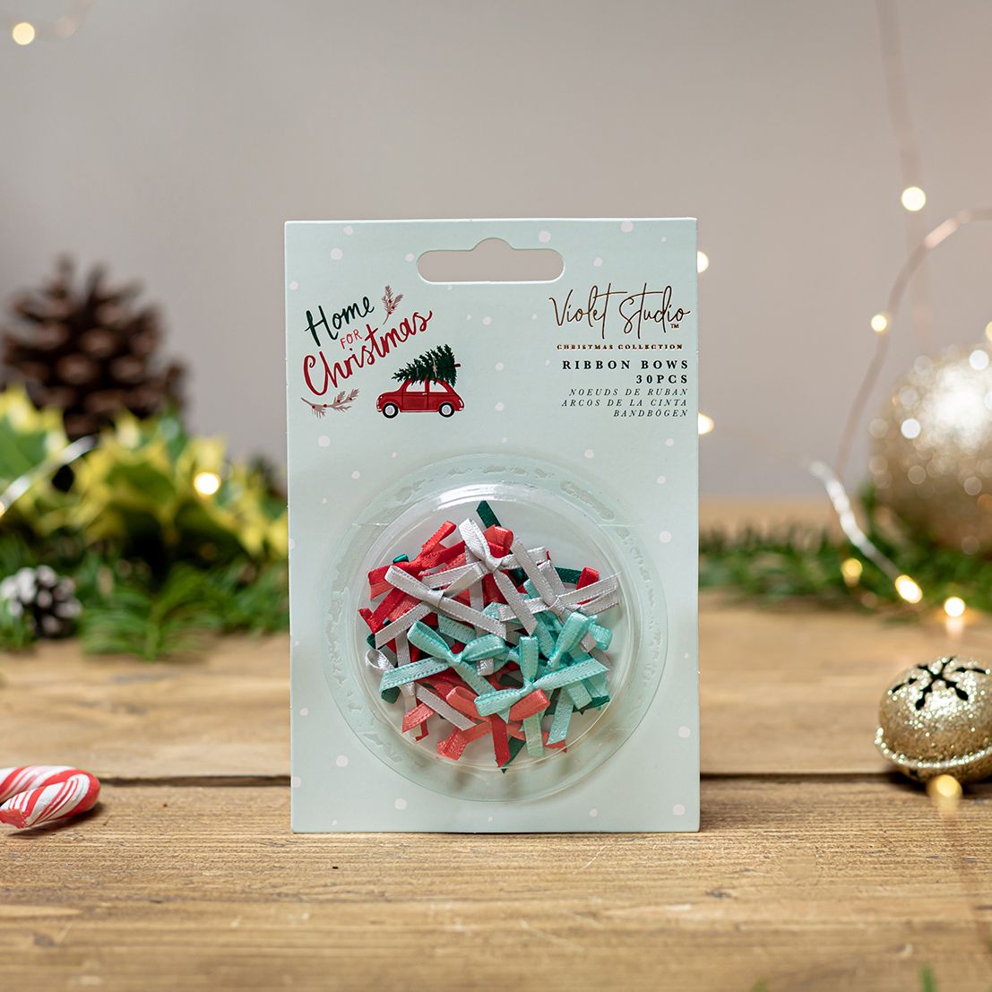 Violet Studios Ribbon Bows - Home for Christmas