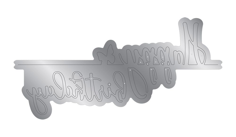 Gemini - Metal Die - Expressions - Happy Birthday