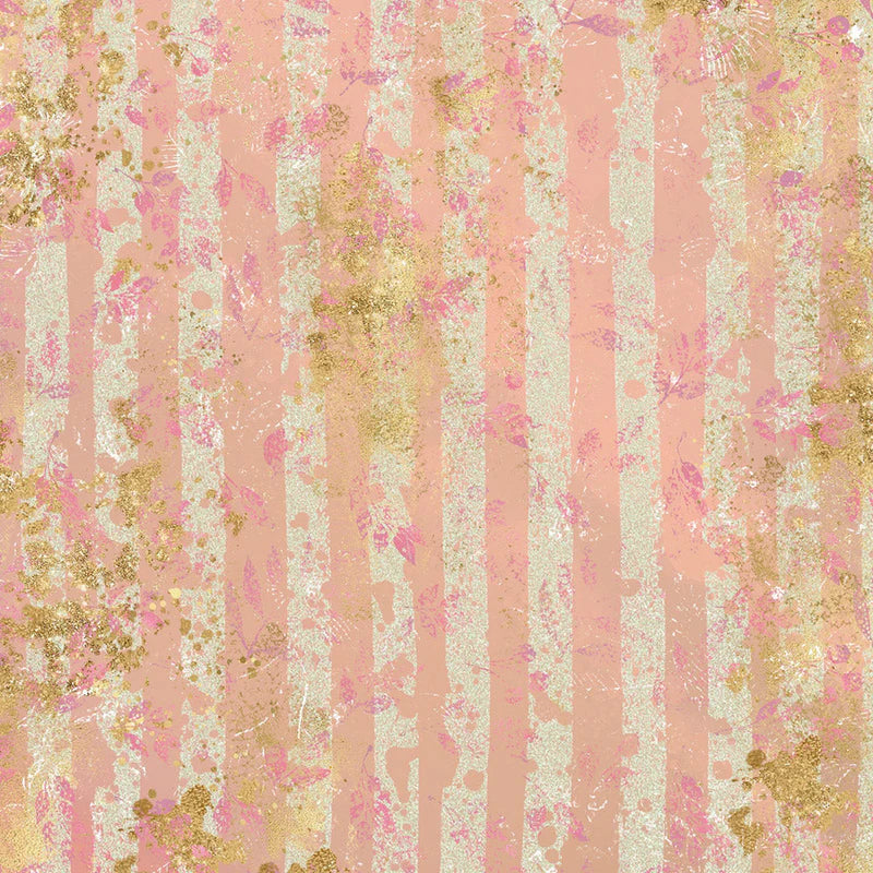 Nature's Garden Vintage Rose 12" x 12" Paper Pad