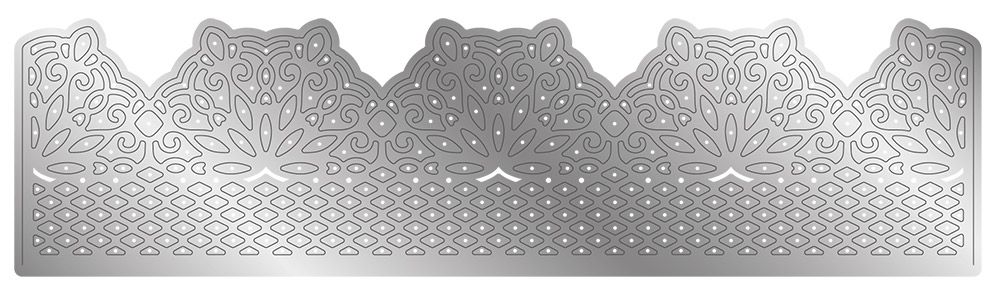 Natures Garden Vintage Rose Die - Elegant Lace Border