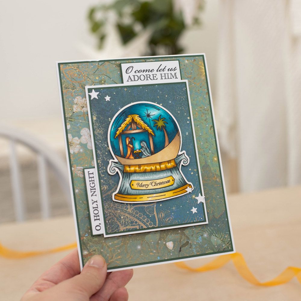 O Holy Night Clear Acrylic Stamp - Good Tidings