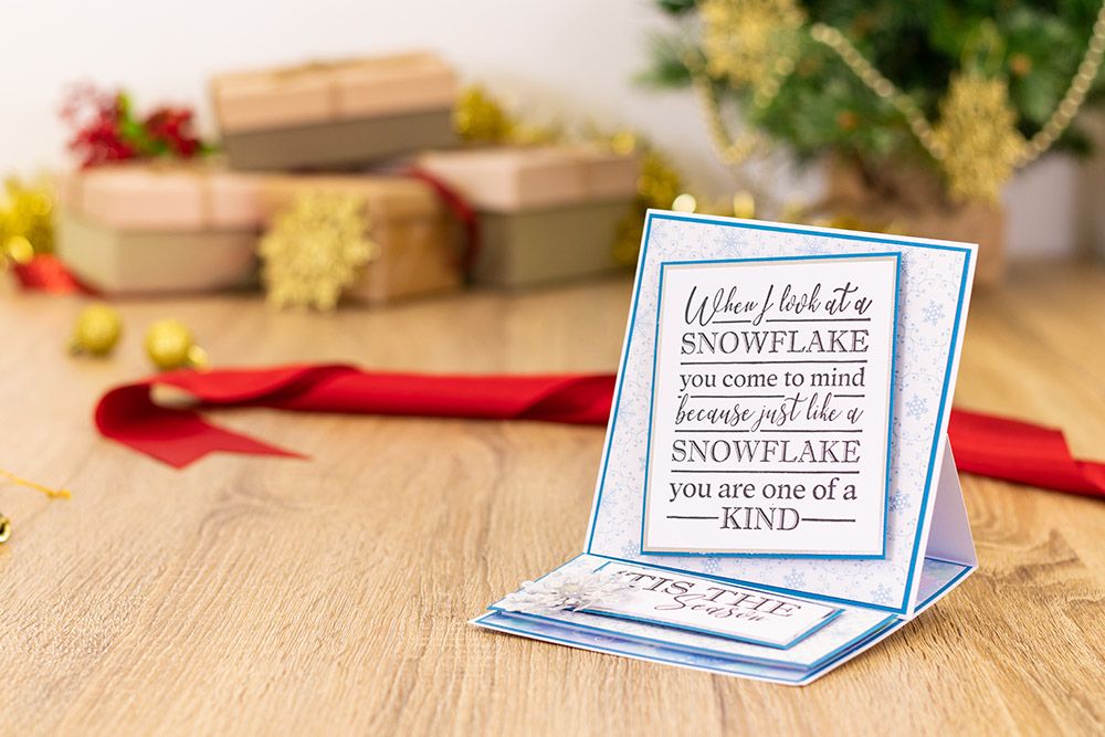 Crafters Companion Clear Acrylic Stamps - Snowflakes are Kisses