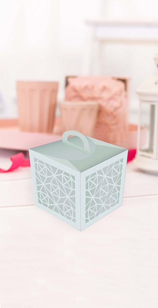 Gemini Dimensionals Die and Stencil - Handled Favour Box
