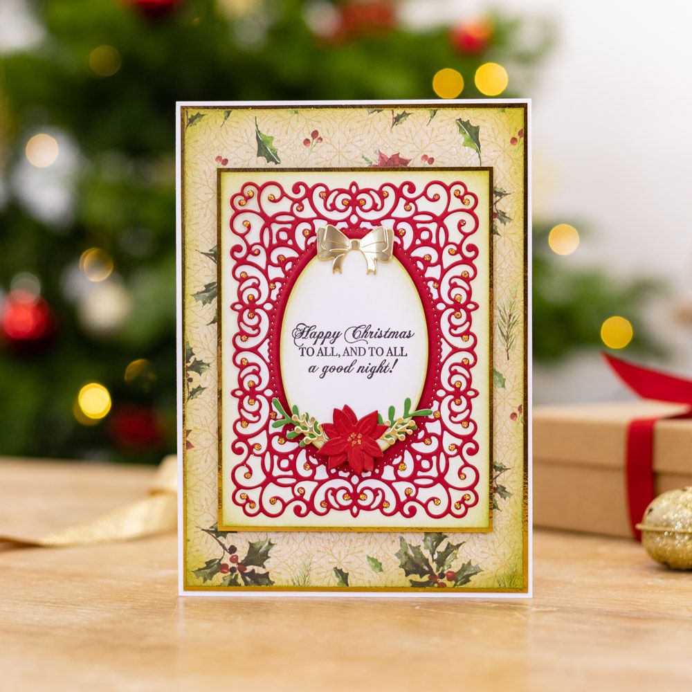 Sara Signature Twas the Night Before Christmas - Metal Die - Decorative Frame