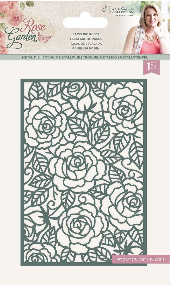 Sara Signature Rose Garden Metal Die - Rambling Roses
