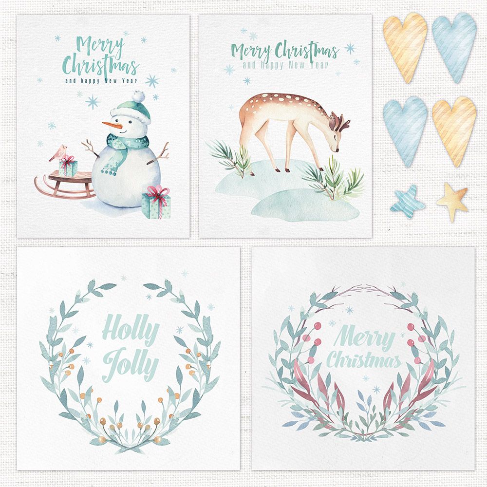 Sara Signature Watercolour Christmas - 12"x12" Paper Pad