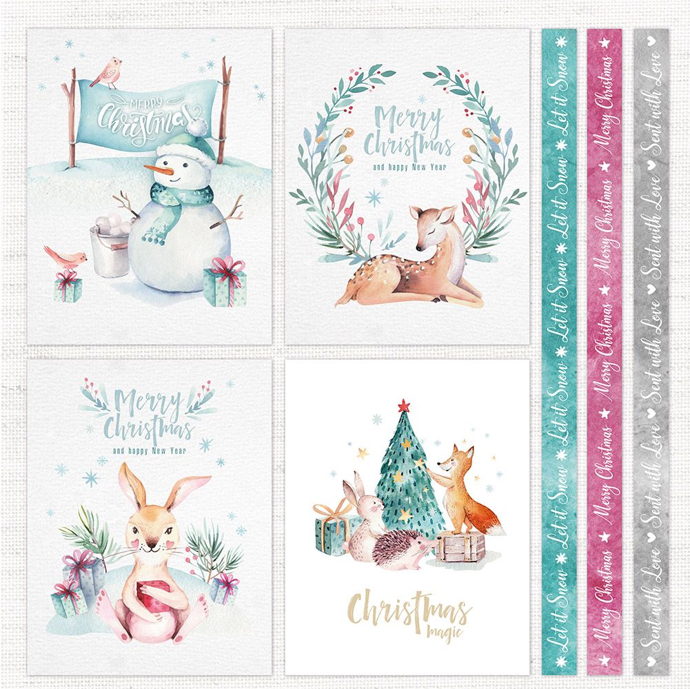 Sara Signature Watercolour Christmas - 12"x12" Paper Pad