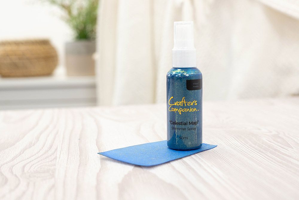 Crafters Companion Shimmer Spray - Celestial Map