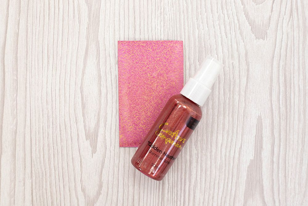 Crafters Companion Shimmer Spray - Golden Heather