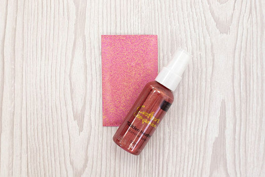 Crafters Companion Shimmer Spray - Golden Heather