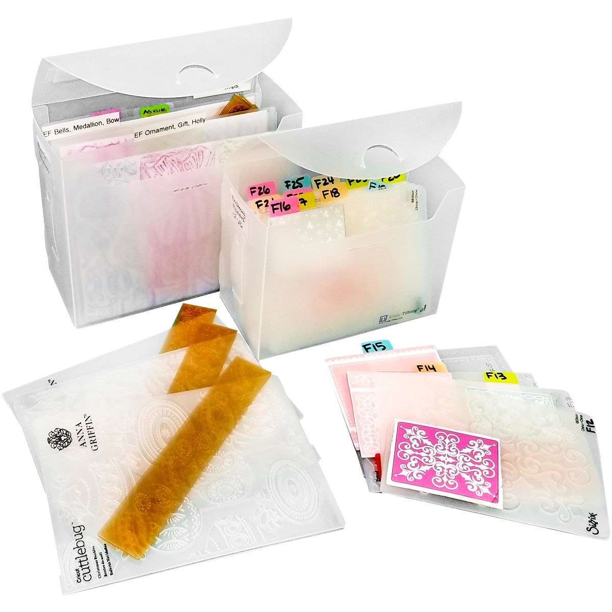 Totally Tiffany - 5" x 7" Fab File w/6 file folders, notecards & labels